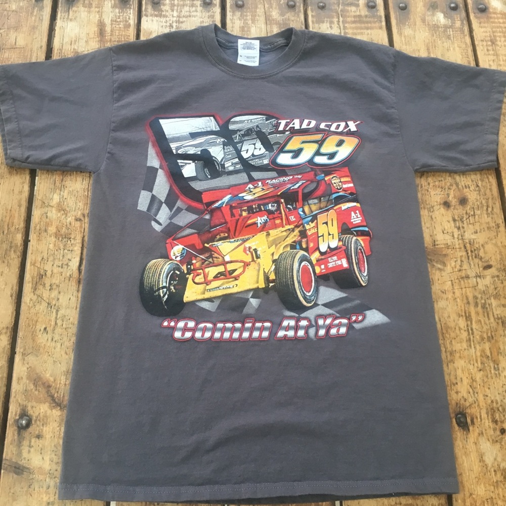 Vintage Tad Cox Race Tee/ M